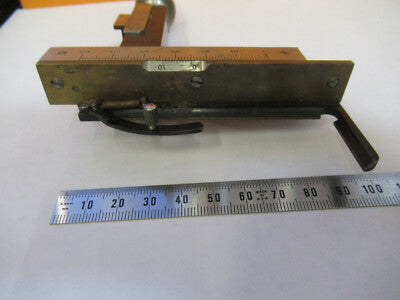 Antique Rare Kremp Wetzlar Stage Xy Clips Microscope Part