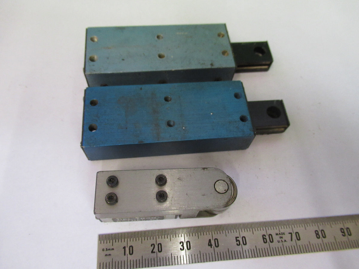 LOT 3 EA DELTRON POSITIONING LINEAR STAGE BALL BEARING AS PICTURED #P8-B-21