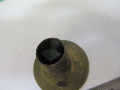Antique Brass Bausch & Lomb Pol Polarizer Microscope Part