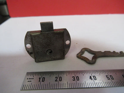 Nikon Japan Lock + Key Assembly for wood Microscope Box