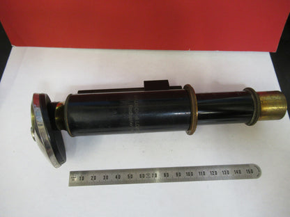 Bausch & Lomb Brass Tubus + Nosepiece Antique Microscope Part