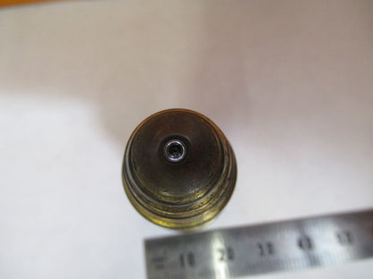 ANTIQUE BRASS ERNST LEITZ OBJECTIVE "7" MICROSCOPE PART AS PICTURED Y3-A-48