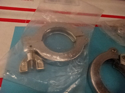 High Vacuum Clamps Fixtures Adapters Lot
