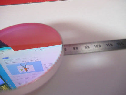 OPTICAL FLAT COATED FUSED SILICA PRO ZYGO LASER OPTICS AS PICTURED Q2-25