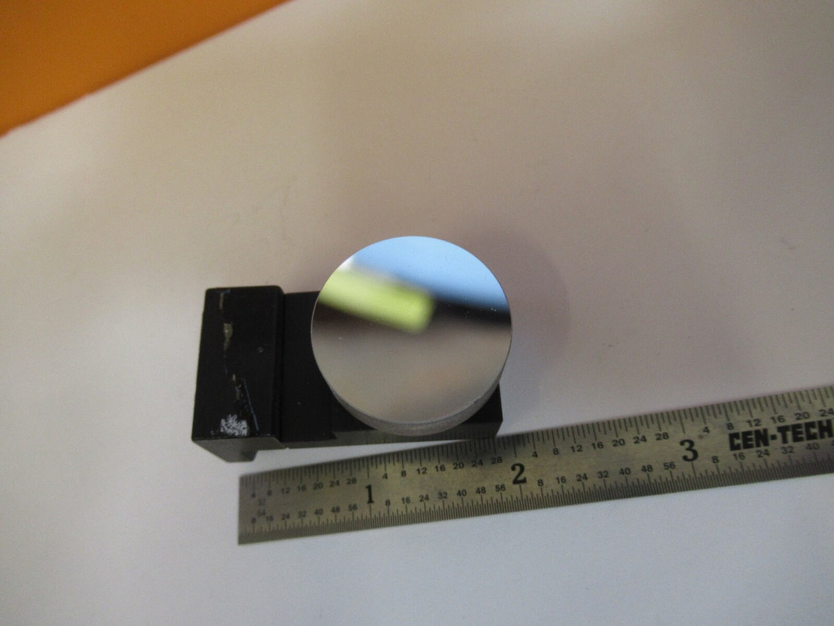 OLYMPUS JAPAN OPTICAL MOUNTED CONCAVE MIRROR MICROSCOPE PART as pictured A2-A-52