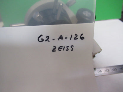 CARL ZEISS GERMANY CONDENSER HOLDER ASSEMB MICROSCOPE PART AS PICTURED &G2-A-126