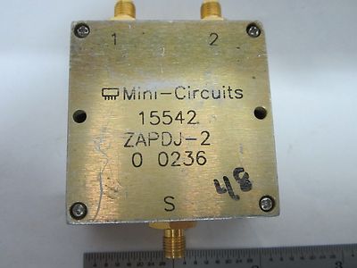 MINI CIRCUITS ZAPDJ-2 POWER SPLITTER 2GHz RF MICROWAVE FREQUENCY AS IS BIN#J4-34