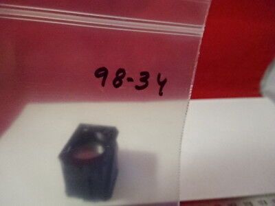 LEICA DMR FLUORESCENCE FILTER CUBE 1FL0761 GOLD MICROSCOPE PART OPTICS &98-34