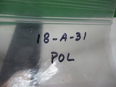 ZEISS PLATTENPOLARISATOR DREHBARE MIKROSKOPTEILOPTIK WIE ABGEBILDET &amp;18-A-31