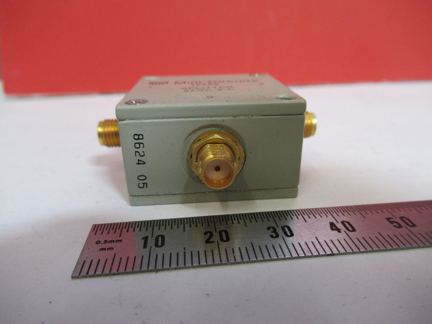 MINI CIRCUITS SPLITTER 2-CHANNEL ZFSC-1-1 MICROWAVE RF FREQUENCY AS PIC 6V-FT-76
