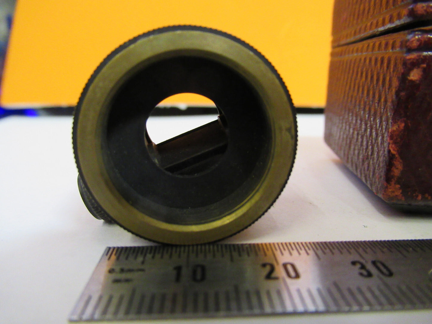 ANTIQUE CARL ZEISS VERTICAL ILLUMINATOR MICROSCOPE PART AS PICTURED Y1-A-44