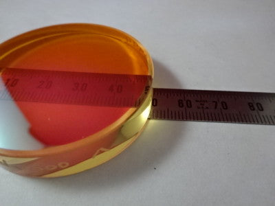 OPTICAL FLAT ZERODUR 50mm DIA DICHROIC MIRROR 1/10 wave LASER OPTICS &6-A-44