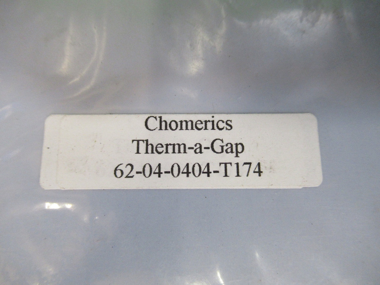 CHOMERICS THERMAL GAP 62-04-0404-T174  HEAT CONTROL  LAYER AS PICTURED U8-A-56