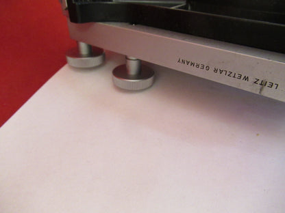 LEITZ GERMANY STAGE TABLE SPECIMEN MICROSCOPE PART AS PICTURED &39-A-07A