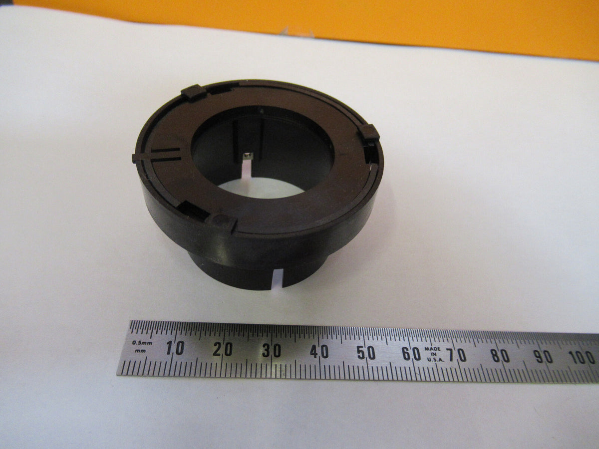 LEICA LEITZ DMRB PLASTIC IRIS DIAPHG OPTICS MICROSCOPE PART AS PICTURED #S4-B-25