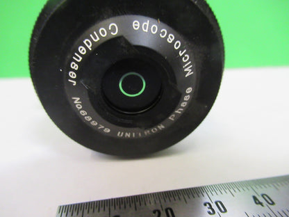 UNITRON JAPAN DARK CONDENSER PHASE OPTICS MICROSCOPE PART AS PICTURED U8-A-15