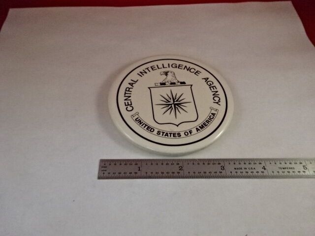 COLLECTABLE COASTER for cups CIA CENTRAL INTELLIGENCE AGENCY AS IS #80-32