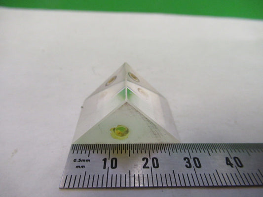 BAUSCH LOMB GLASS PRISM OPTICS MICROSCOPE PART AS PICTURED T2-A-61