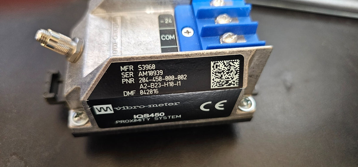 MEGGITT VIBRO-METER IQS450 204-450-000-002 MODULE for PROXIMITY SENSOR Q7-A-1b