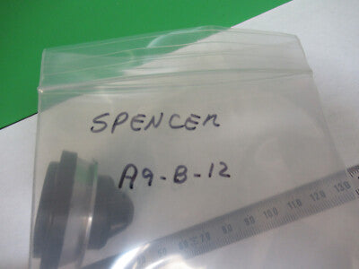 VINTAGE SPENCER AO CONDENSER + IRIS OPTICS MICROSCOPE PART AS PICTURED &A9-B-12