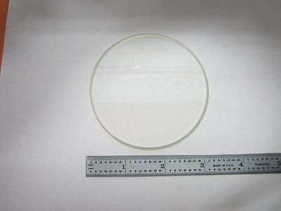 MICROSCOPE OPTICAL FLAT GLASS STAGE WINDOW OPTICS OLYMPUS NIKON AS IS BIN#J9-05