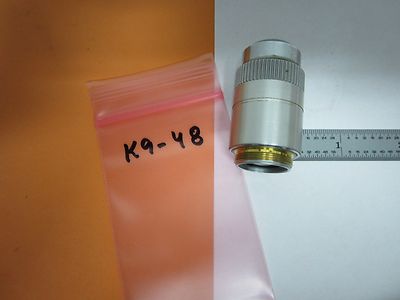 MICROSCOPE PART OBJECTIVE LEITZ WETZLAR GERMANY OPTICS AS IS BIN#K9-48