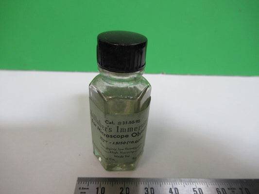 Bausch & Lomb Immersion Oil Antique Bottle Microscope Part