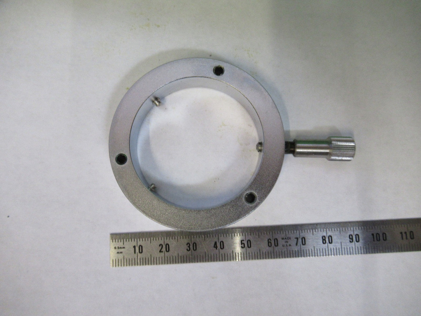 ZEISS GERMANY CLAMP HEAD OPTICS MICROSCOPE PART AS PICTURED U8-B-29