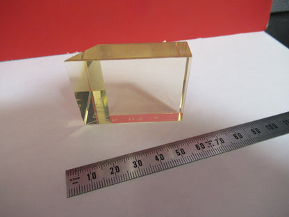 OPTICAL ZERODUR HIGHLY POLISHED TRUNCATED LASER OPTICS  AS PICTURED T1-A-80