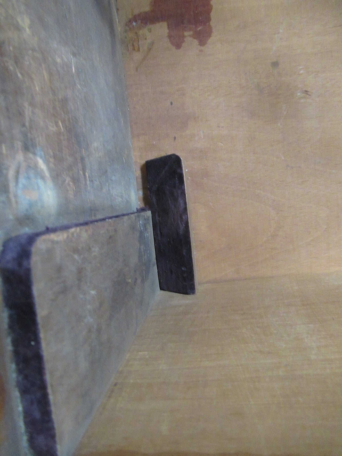 Empty Wood Cabinet for Antique Watson UK 1890s Microscope Part
