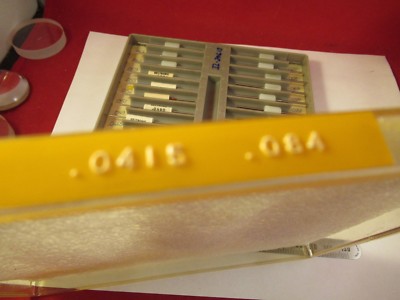 Calibrated Pins Inspection Metrology Deltronic 0.0415" Set