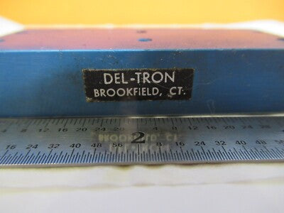 DEL-TRON LINEAR POSITIONING STAGE AS PICTURED &Q6-A-45