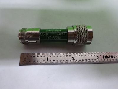 RF MICROWAVE  FREQUENCY GHz NARDA ATTENUATOR 30 dB AS IS BIN#Y3-H-24