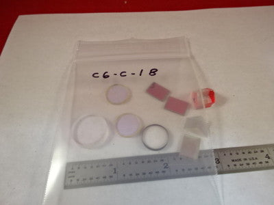 Optical Lot Prisms Lenses Lens Coated Etc Laser Optics B