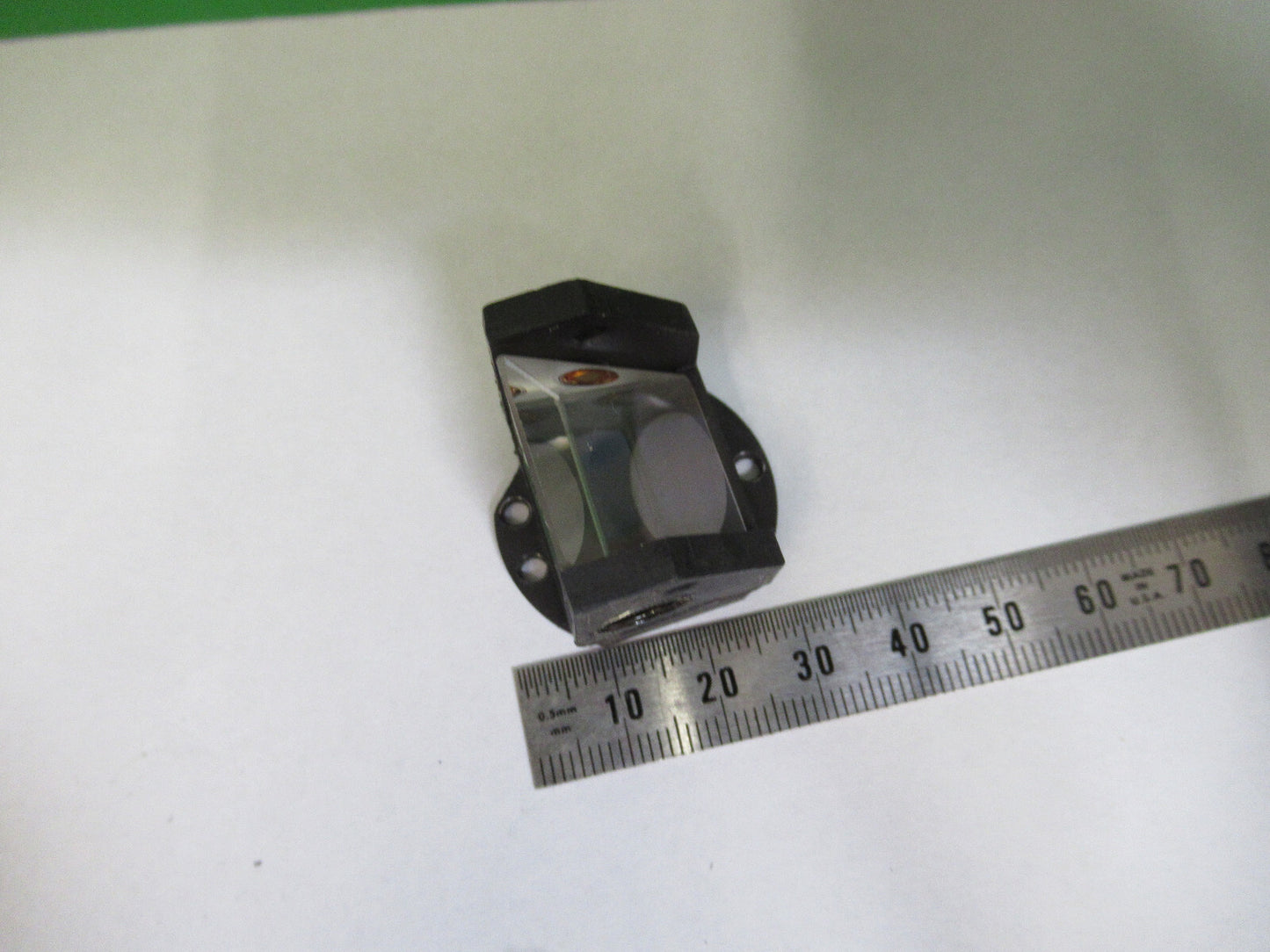 Antique Bausch & Lomb Optics Glass Prism Microscope Part