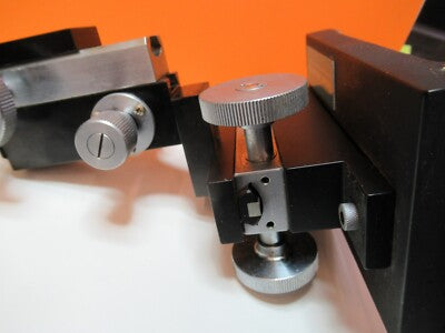 HACKER INSTRUMENTS MICROSCOPE XYZ STAGE HEAVY UNIT AS PICTURED &TC-4-B