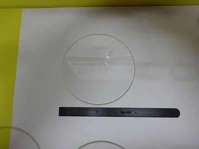 MICROSCOPE PART STAGE SPECIMEN TABLE GLASS PLATE OPTICS AS IS BIN#X6-07