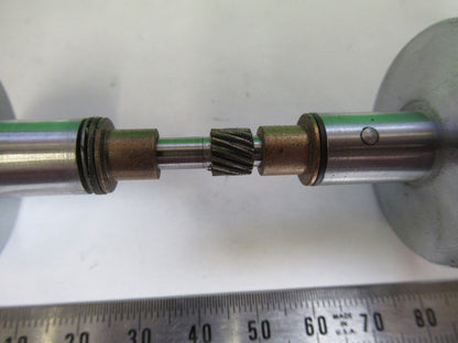 SPENCER AO SET of KNOBS STAGE ANTIQUE MICROSCOPE PART as pic T6-A-70