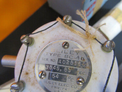 BLILEY ELECTRIC BC46  RARE QUARTZ CRYSTAL FREQUENCY CONTROL AS PIC #FT-1-B-15