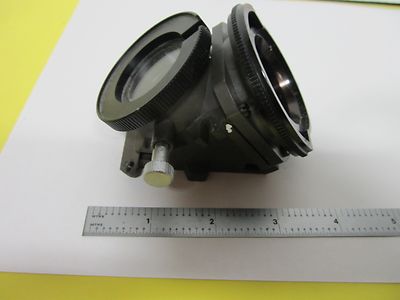 Microscope Part Illuminator + Iris Mirror Ernst Leitz Germany Optics