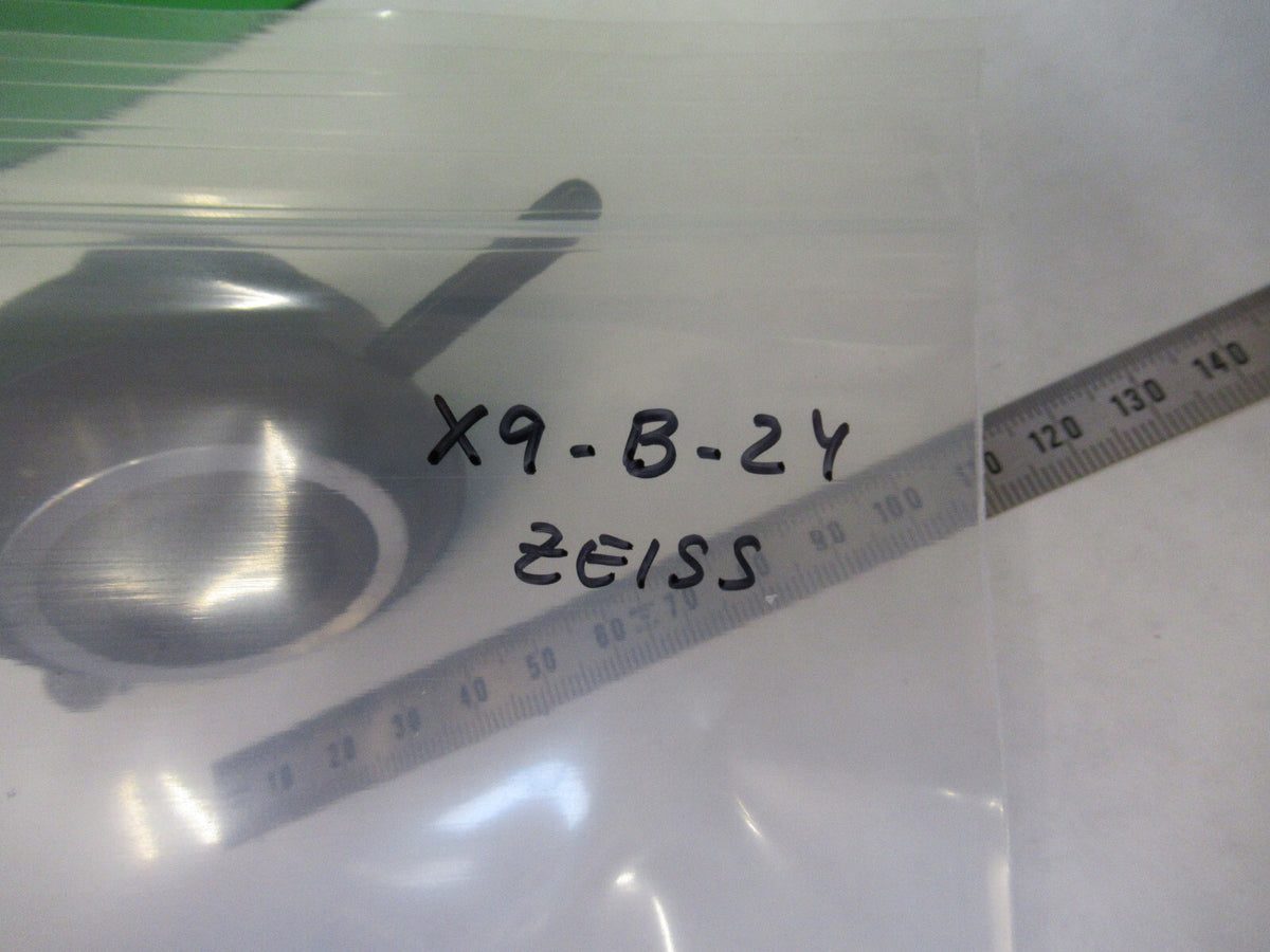 CARL ZEISS GERMANY CONDENSER + IRIS MICROSCOPE PART AS PICTURED X9-B-24