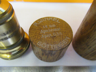 R. Winkel Gottingen Germany Objective Apo 14mm Lens Microscope Part