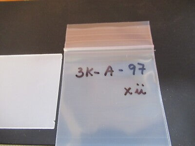 QUARTZ PLATE SINGLE CRYSTAL X-CUT PIEZOELECTRIC BLANK AS PICTURED &3K-A-97