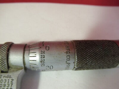 BROWN & SHARPE MICROMETER METROLOGY MACHINE SHOP TOOL AS PICTURED #12-A-40