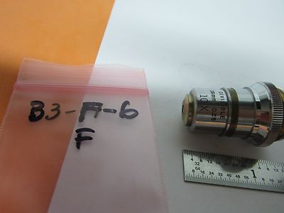 OPTICAL MICROSCOPE PART OBJECTIVE BAUSCH LOMB 10X OPTICS AS IS BIN#B3-F-6
