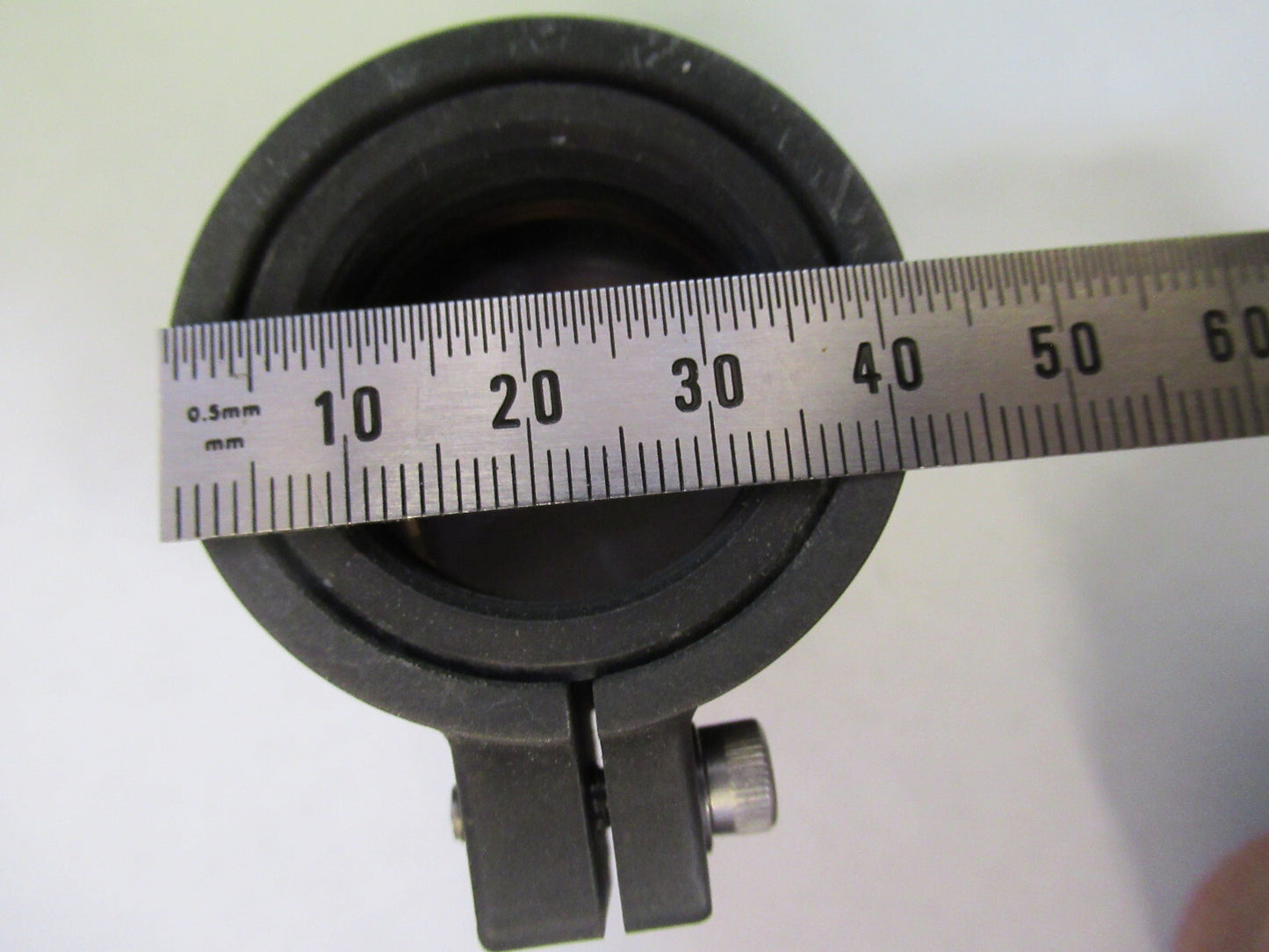 OPTICAL MIL SPEC HEAVY LENS ASSEMBLY LASER OPTICS AS PICTURED X7-A-62