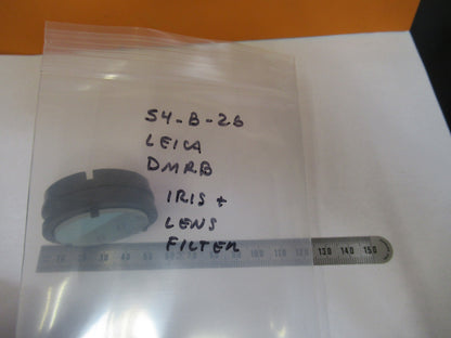 LEICA LEITZ DMRB FILTER + IRIS DIAPH OPTICS MICROSCOPE PART AS PICTURED S4-B-26