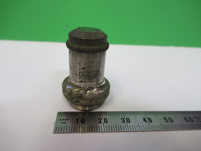 Olympus Objective Antique Lens 6X Plan Optics Microscope Part AS Pictur