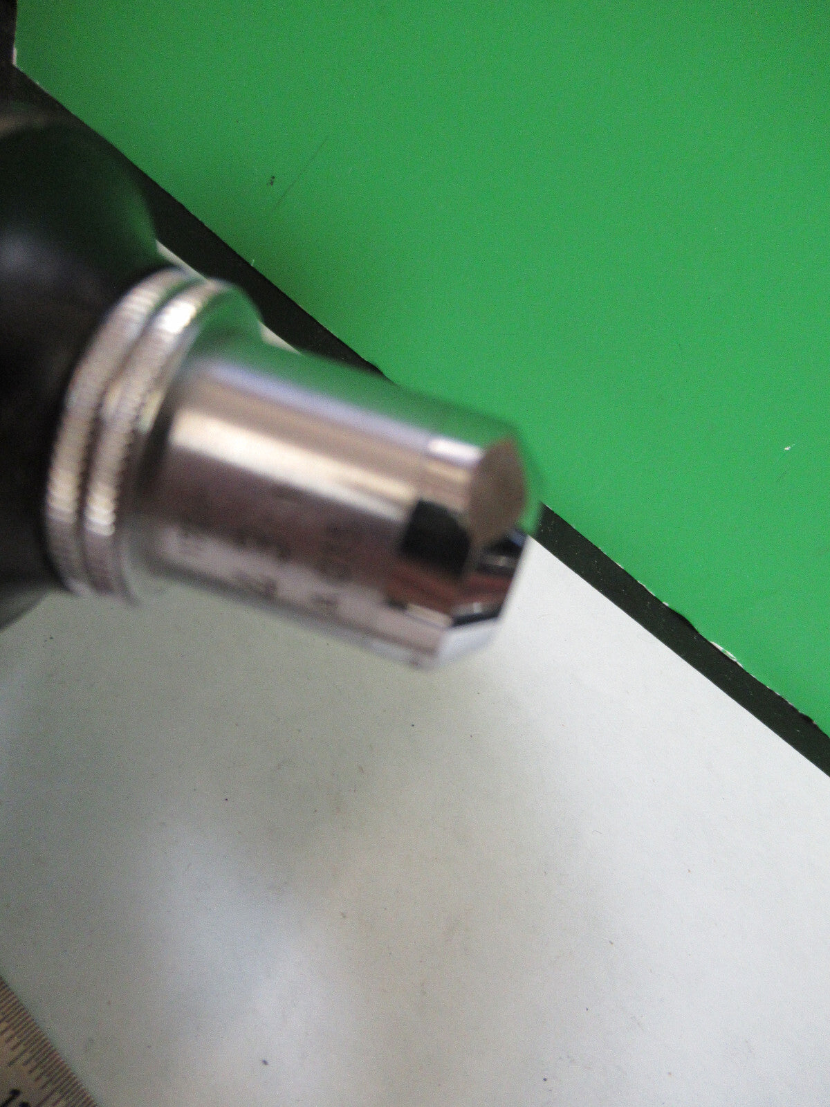 AMERICAN OPTICS AO TUBUS + OBJECTIVE LEITZ 4.3X MICROSCOPE PART AS PIC S1-B-84
