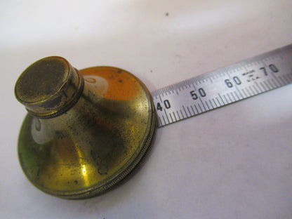 ANTIQUE BAUSCH LOMB BRASS KNOB FRAME ADJUST MICROSCOPE PART AS PICTURED Y3-A-28